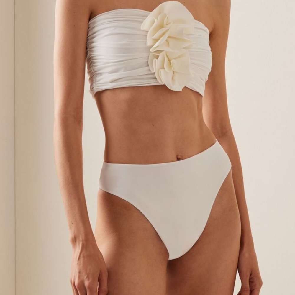 BNWT Maygel Coronel Melao Off-White Swimsuit (One Size)
